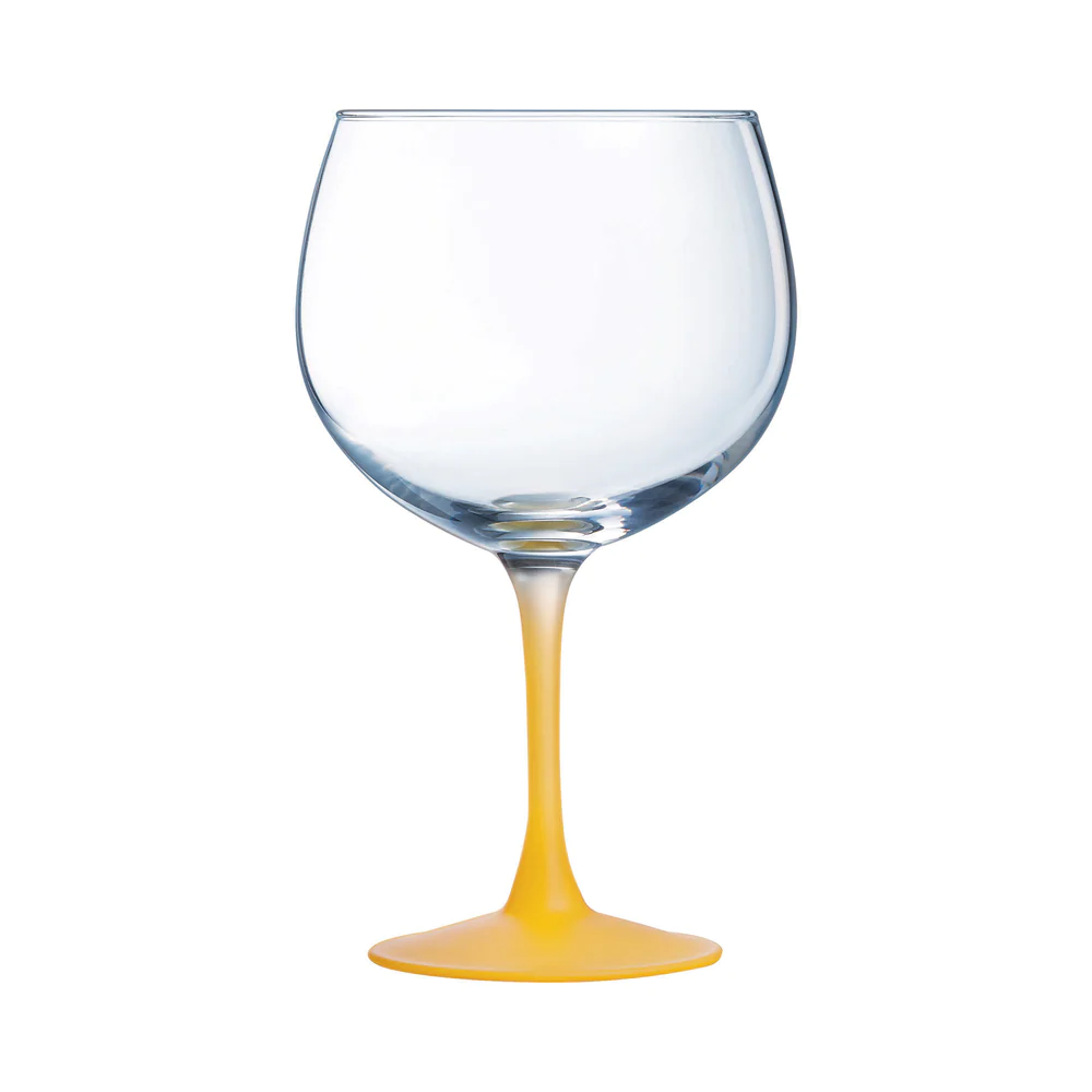 Boîte de 6 verres à pied Summer Pop 70 cl mimosa Luminarc