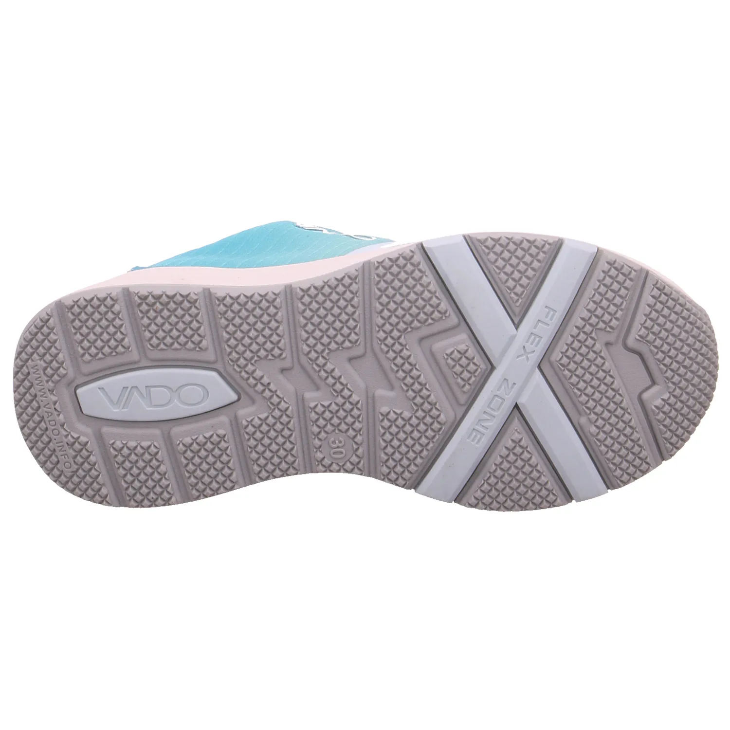 VADO Kleinkinder-Sport -Halbschuh Türkis Textil  Sneaker Outdoor