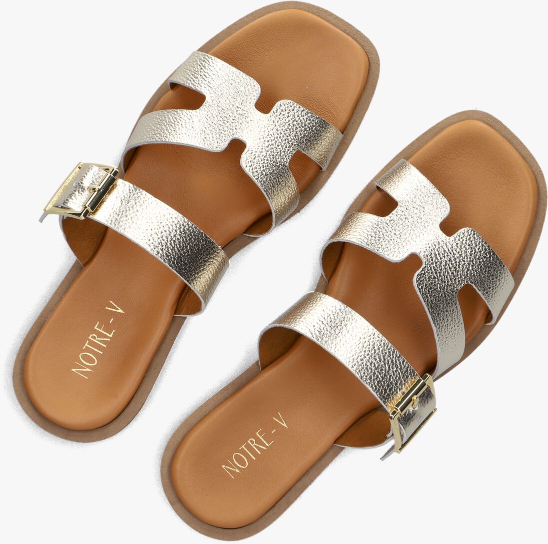 gouden notre-v slippers 227226