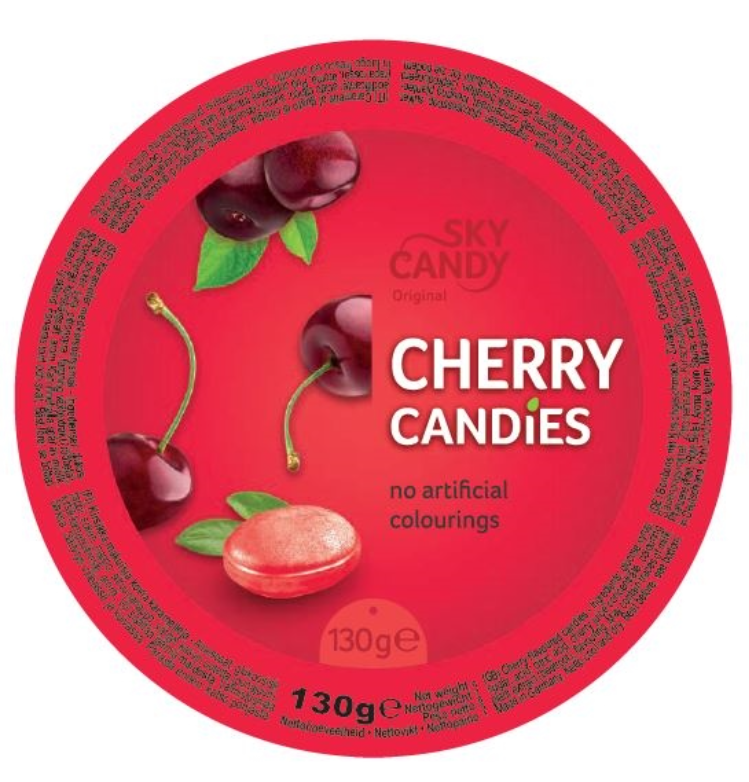 Cherry Candies in der Dose 170g MHD:14.12.26