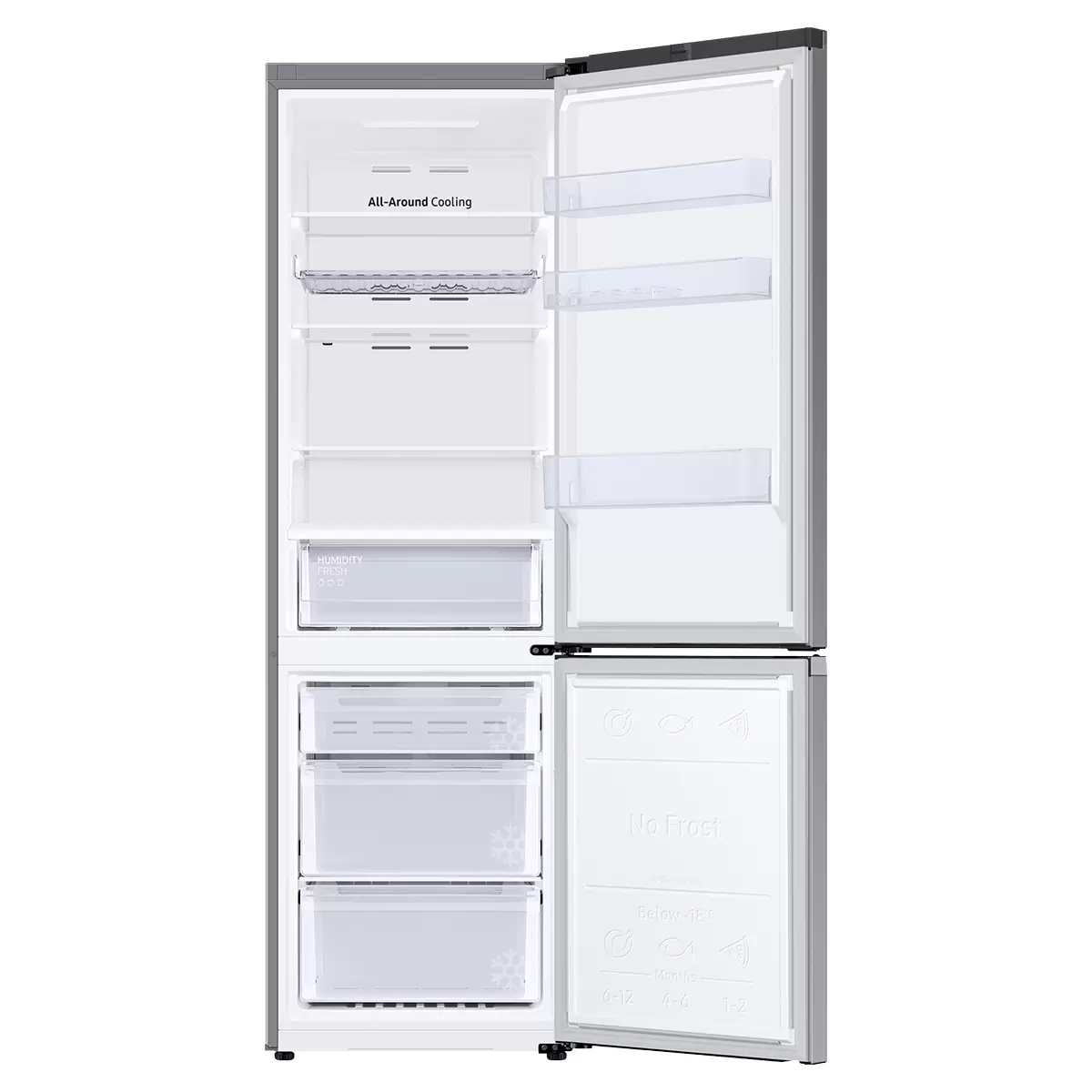 Samsung Kühl-Gefrierkombi RB36T672CS9/WS Silber