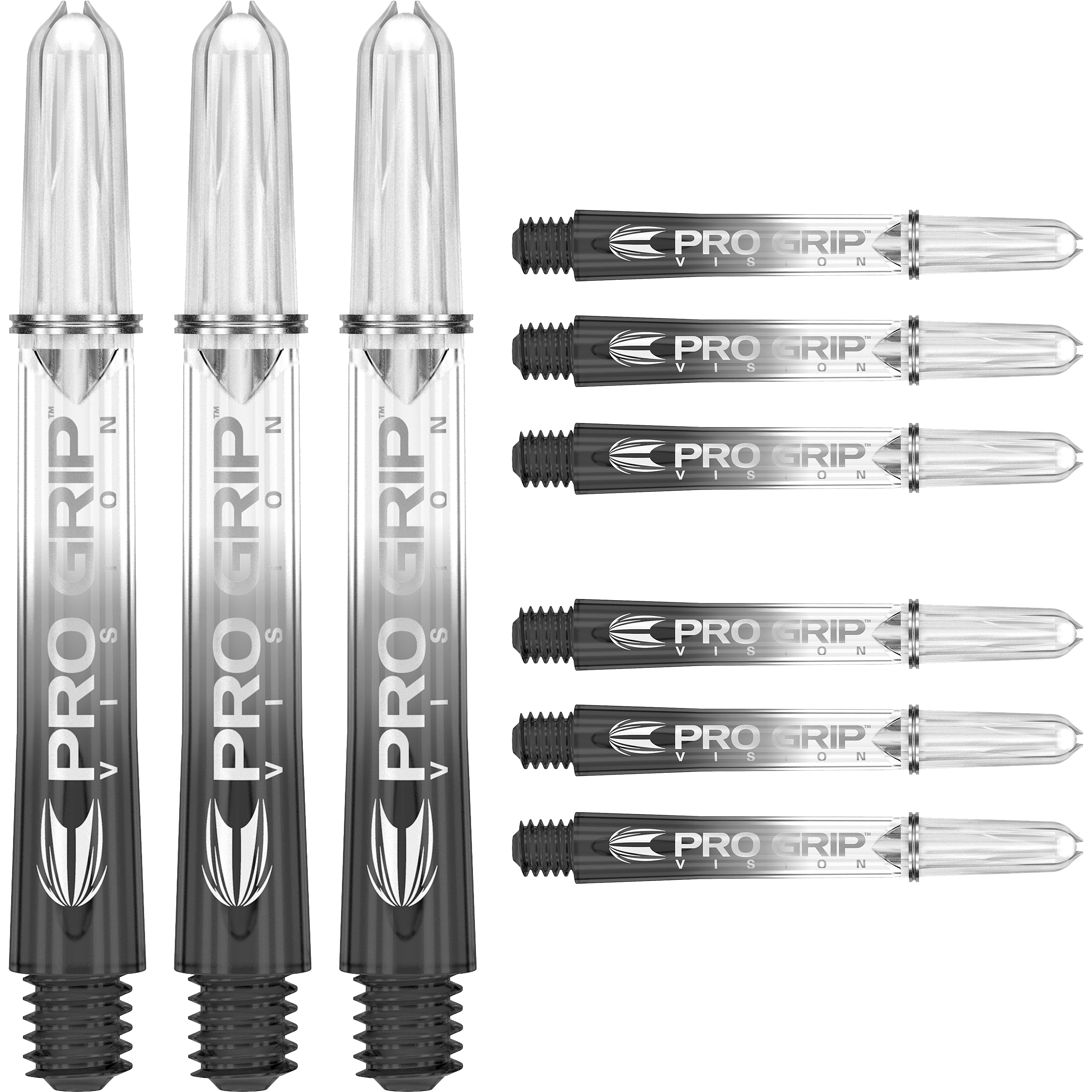 Target - Pro Grip Vision Shaft 3er Set - Schwarz