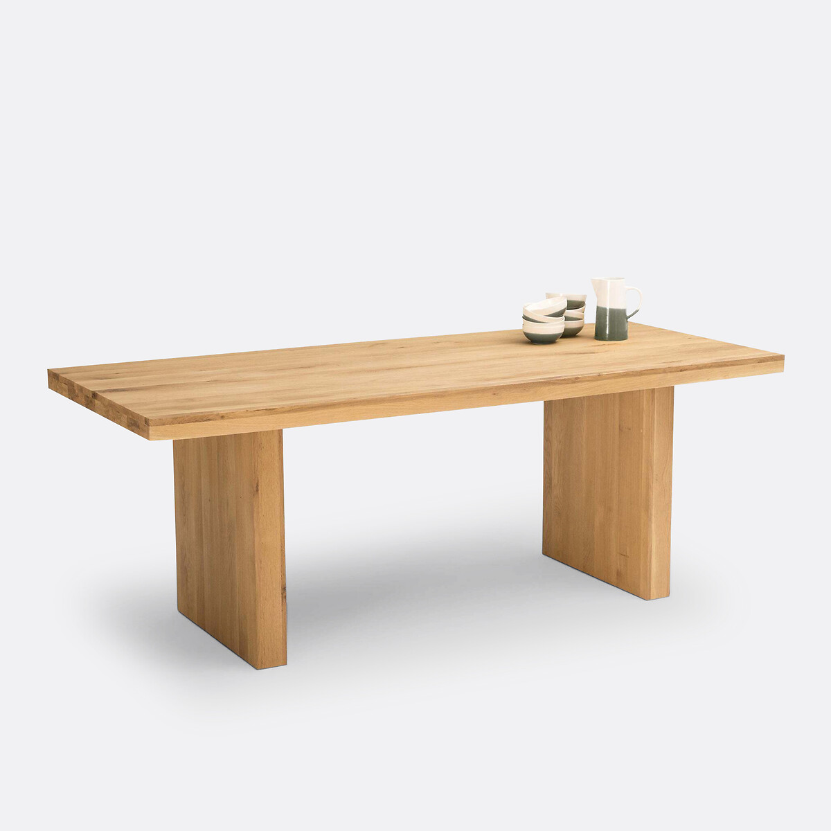 LA REDOUTE INTERIEURS<br>Mesa 6/8 pessoas em carvalho maciço, Vova