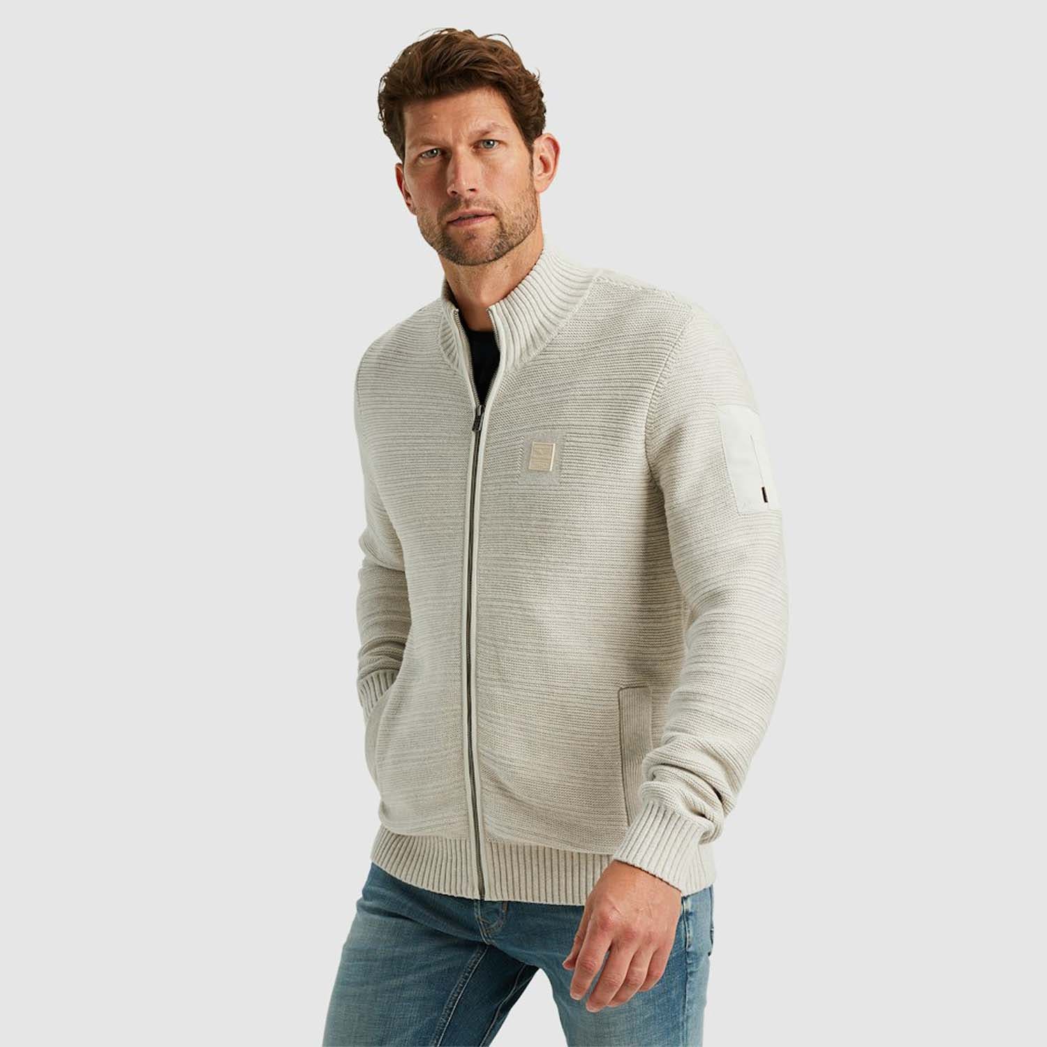 PME Legend  Zip Jacket Cotton Structure Knit