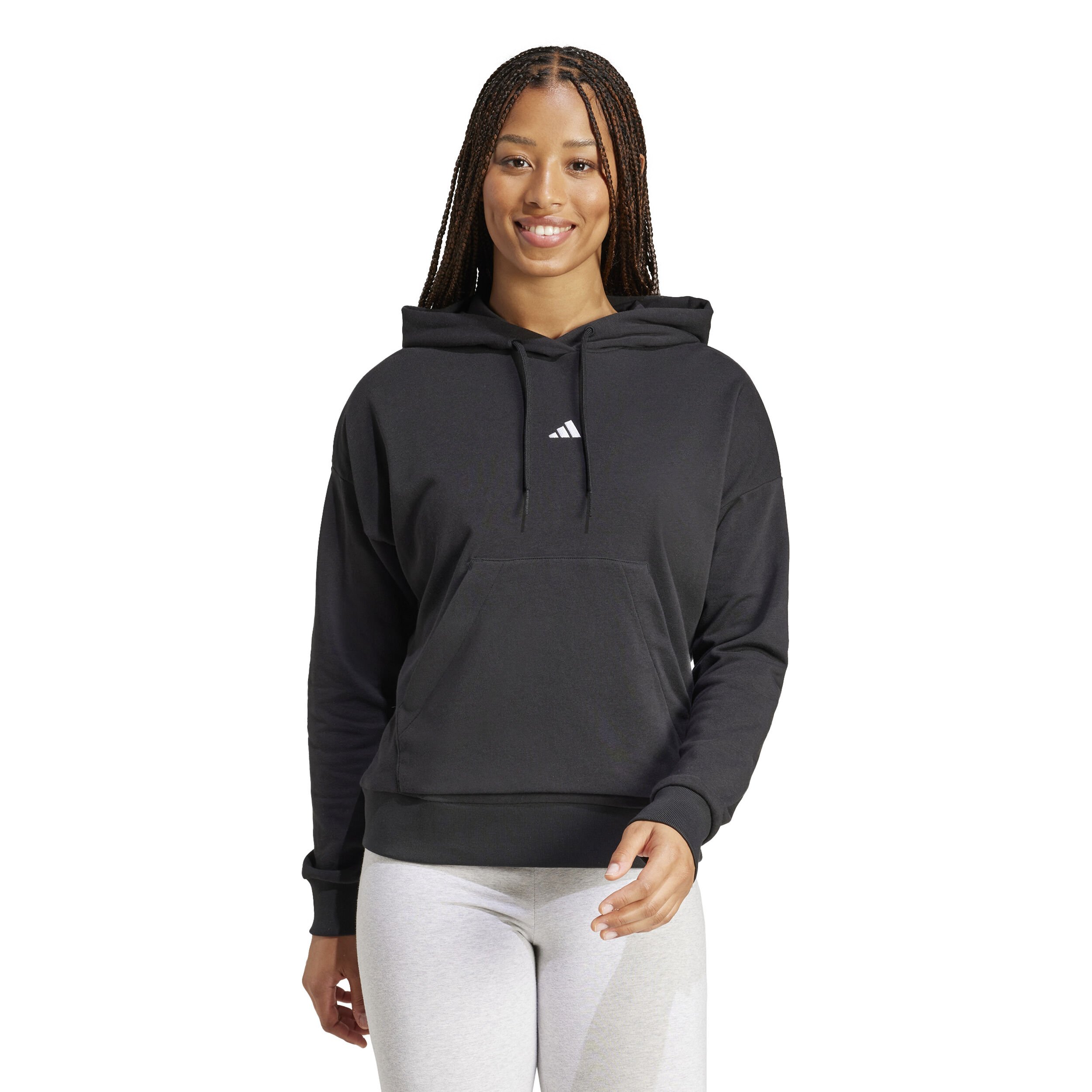 adidas Essentials Small Logo Sweat À Capuche Femmes - Noir