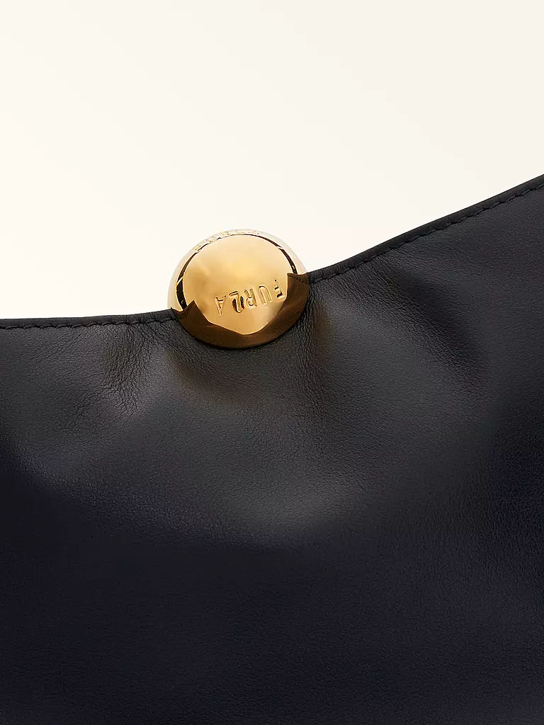 FURLA Ledertasche - Schultertasche SFERA SOFT Medium schwarz