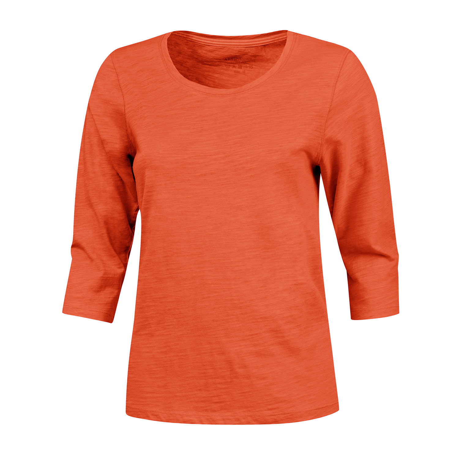 Basic 3/4 Arm Shirt Flammgarn-Optik
