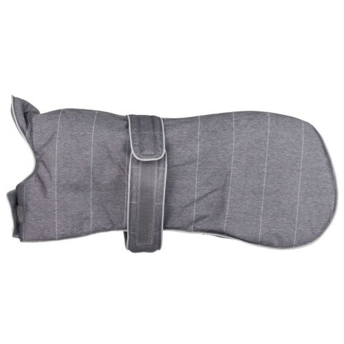 Casaco acolchoado para cães, cinza