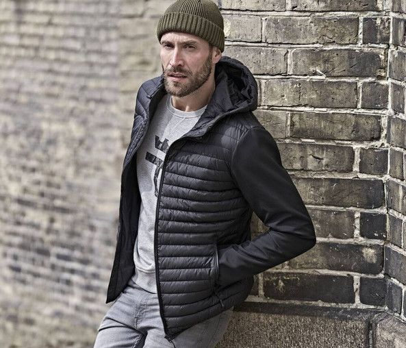 TEE JAYS TJ9628 - Veste bi-matière homme
