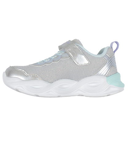 Skechers Sko m. Lys - Twisty Glow - Sølver/Multi