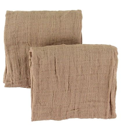 Pippi Baby Spucktücher - 8er-Pack - 65x65 cm - Mahagoni