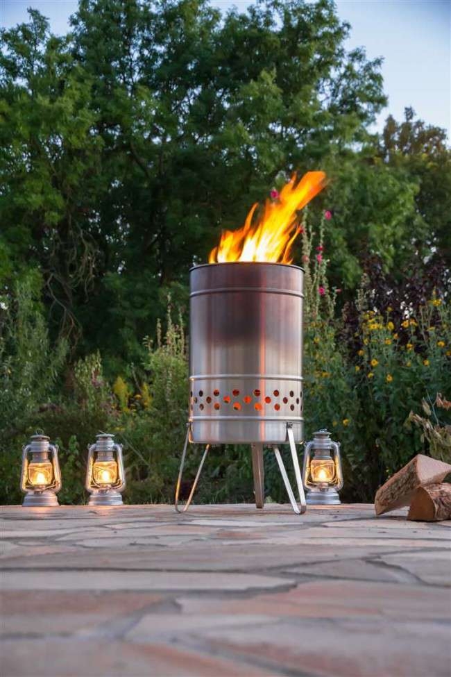 Petromax Pyron Feuertonne mit Smokeless-Effekt
