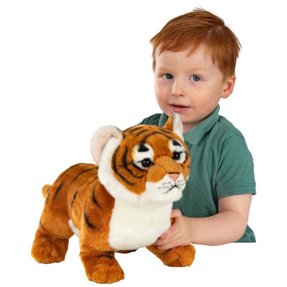 35 cm großer, stehender Arlo der Tiger, Plüschtier