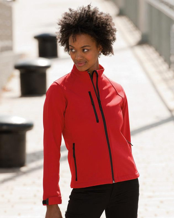 Russell Europe R-140F-0 - Veste Softshell Femme Résistante et Confortable