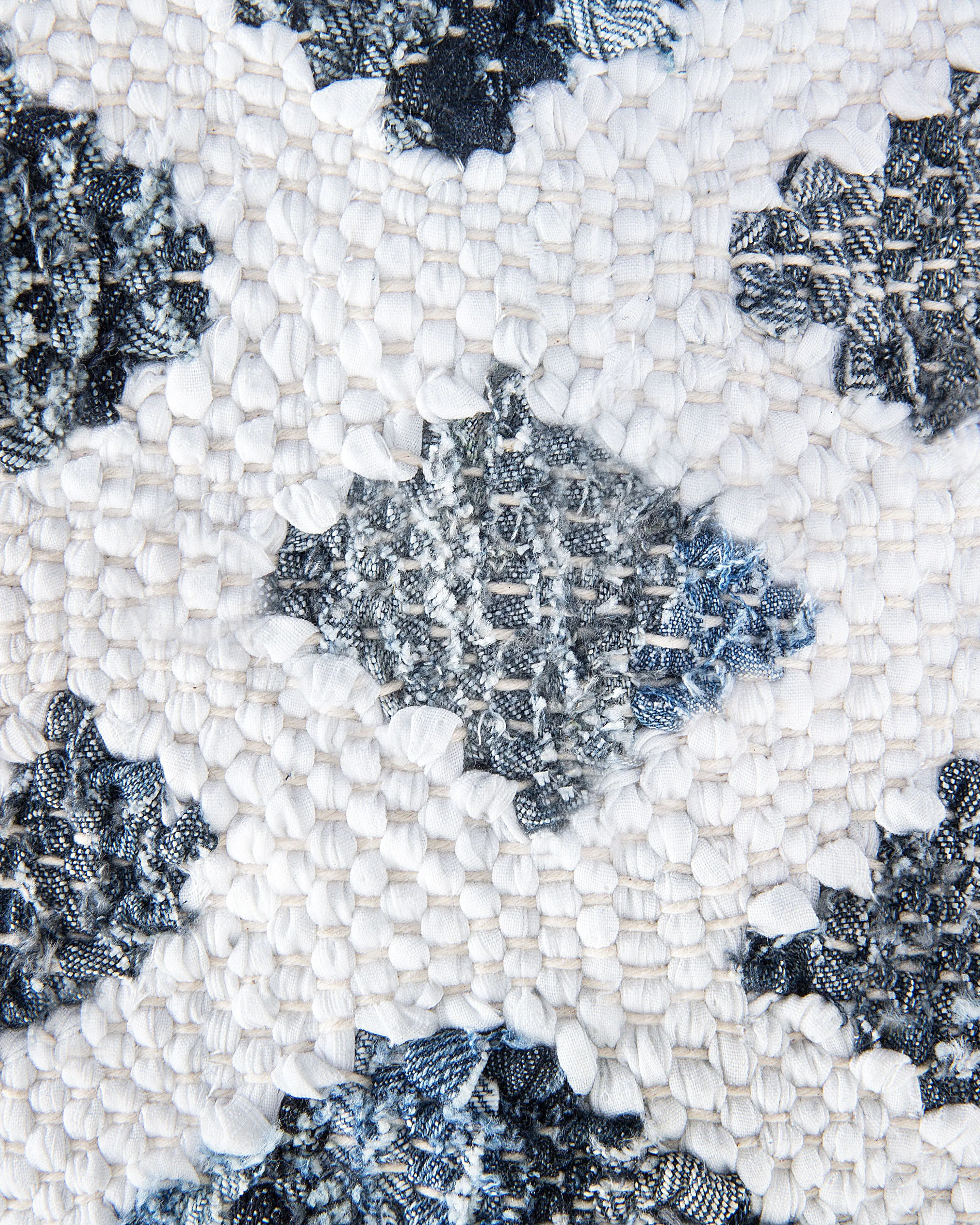 Vloerkleed ADIYAMAN Blauw 140 x 200 cm Katoen