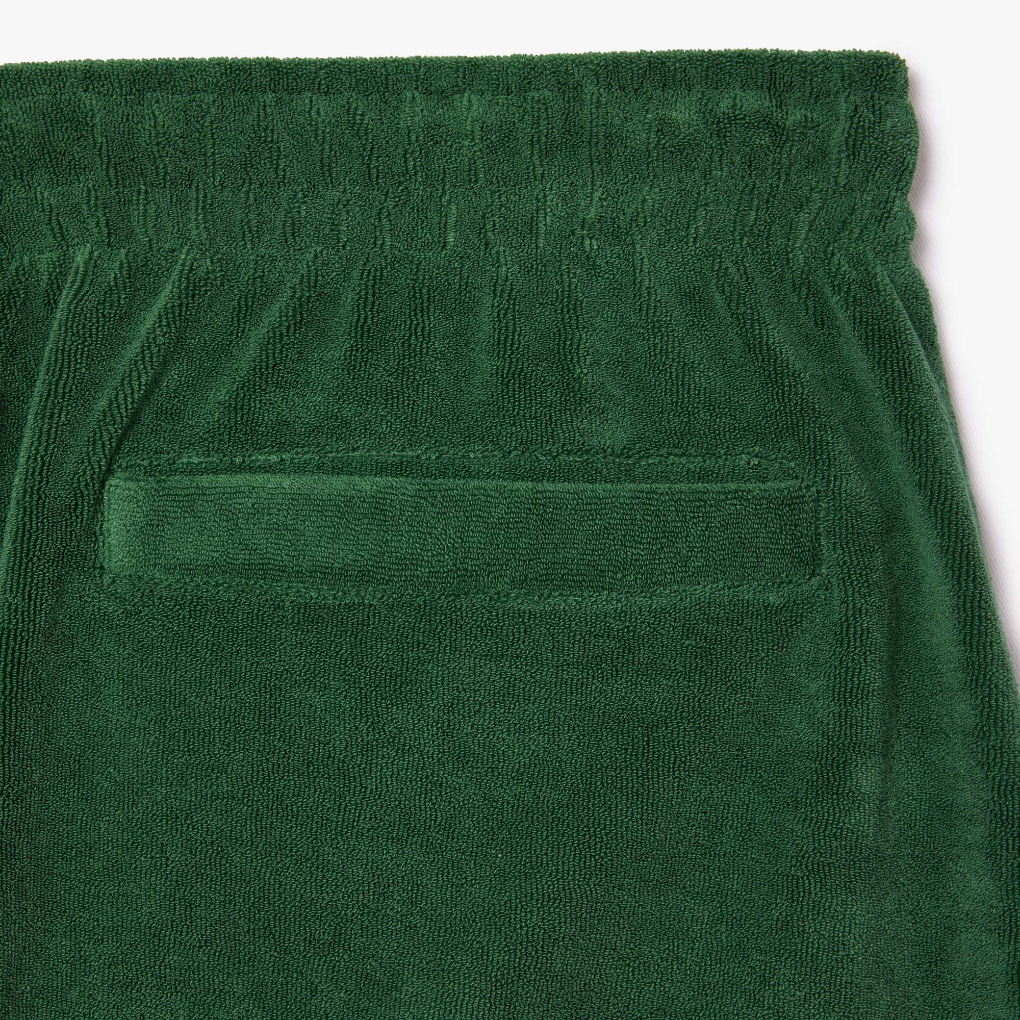 Paris-Shorts aus Frottee-Strickware Bermudas - Grün - Lacoste - Herren
