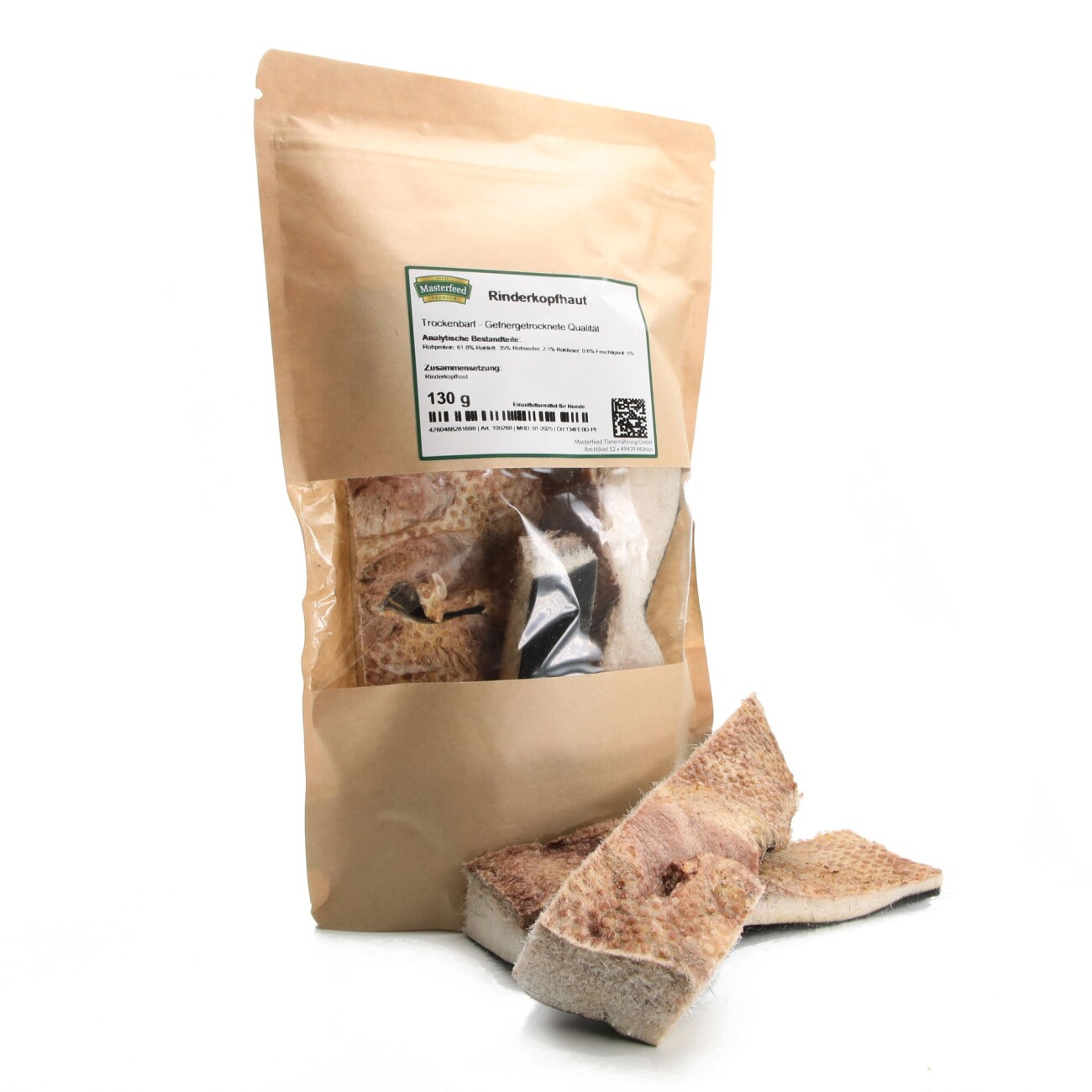 Masterfeed Trockenbarf Rinderkopfhaut 150 g