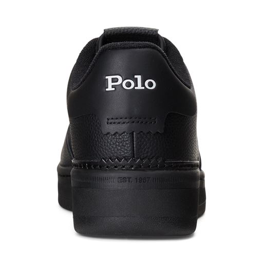 Ralph Lauren Masters Court Sneakers, Black, 40