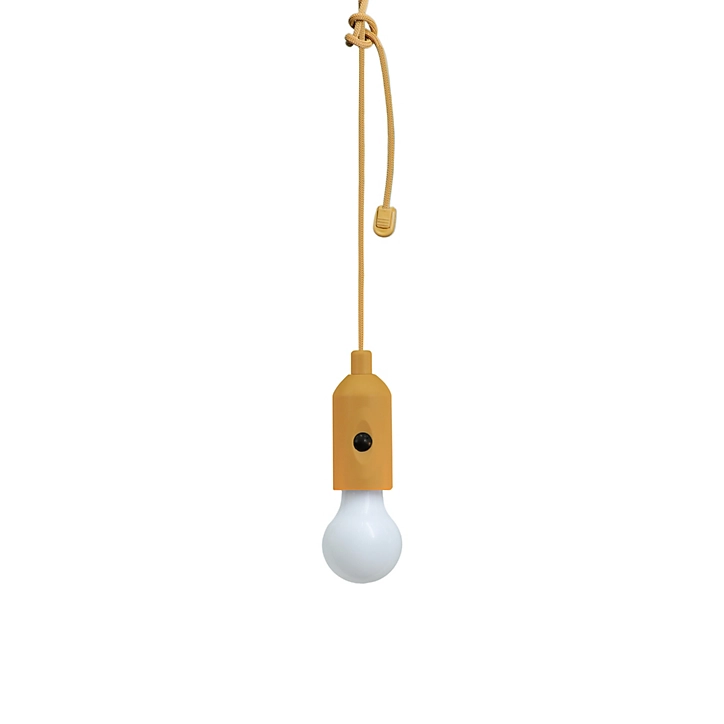Ampoule suspendue orange l.5,6 x H.27 cm