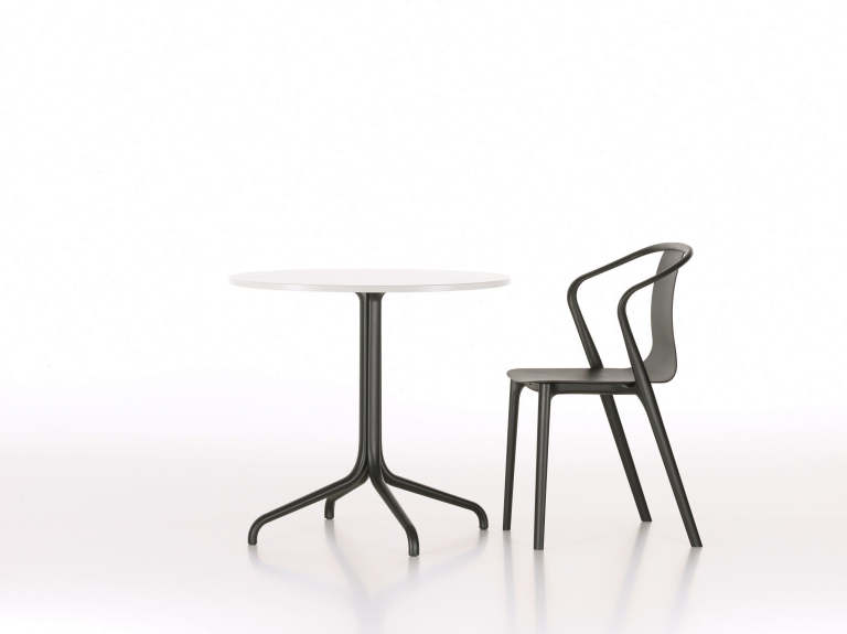 Vitra Belleville Armchair stoel diepzwart