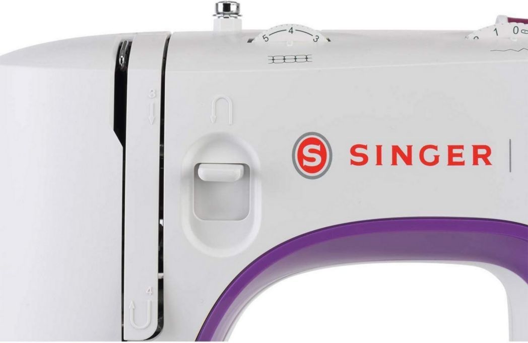 Machine à coudre professionnelle Singer M3505 avec 34 points, utilitaire, élastique, décorative, coud tous les tissus, facile pour les débutants, couture créative, électrique, portable, domestique
