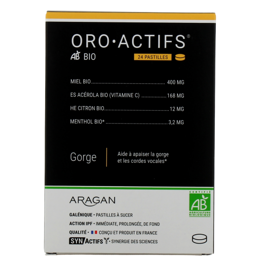 Synactifs Oro Actifs Spray et pastilles pour la gorge - Phytothérapie
