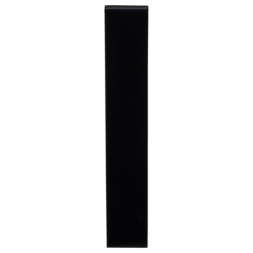 CANDO hoge plint eindstuk zwart 2,3 x 14,3