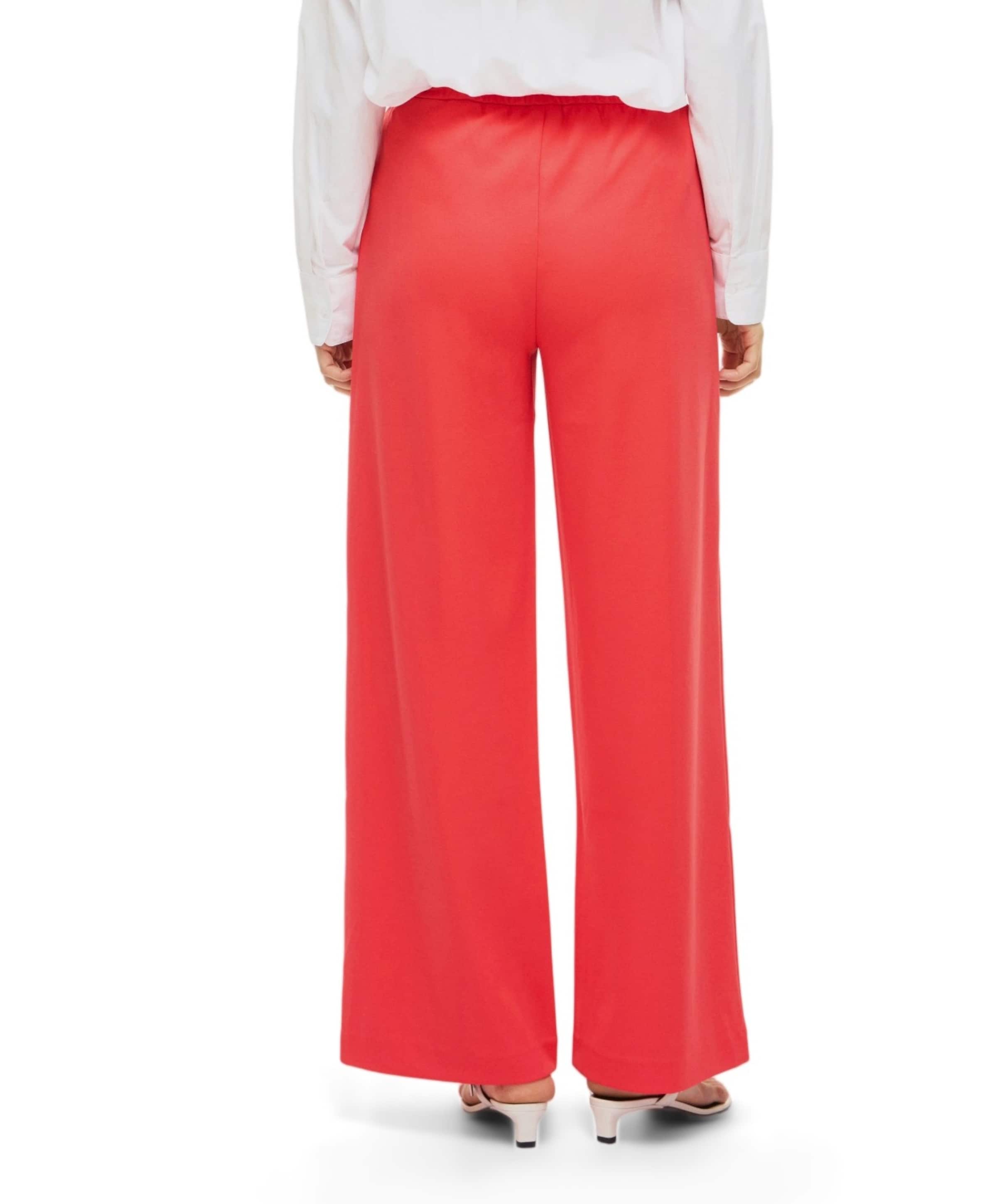 Vila VICLUA HW WIDE PANTS-NOOS dames broek rood