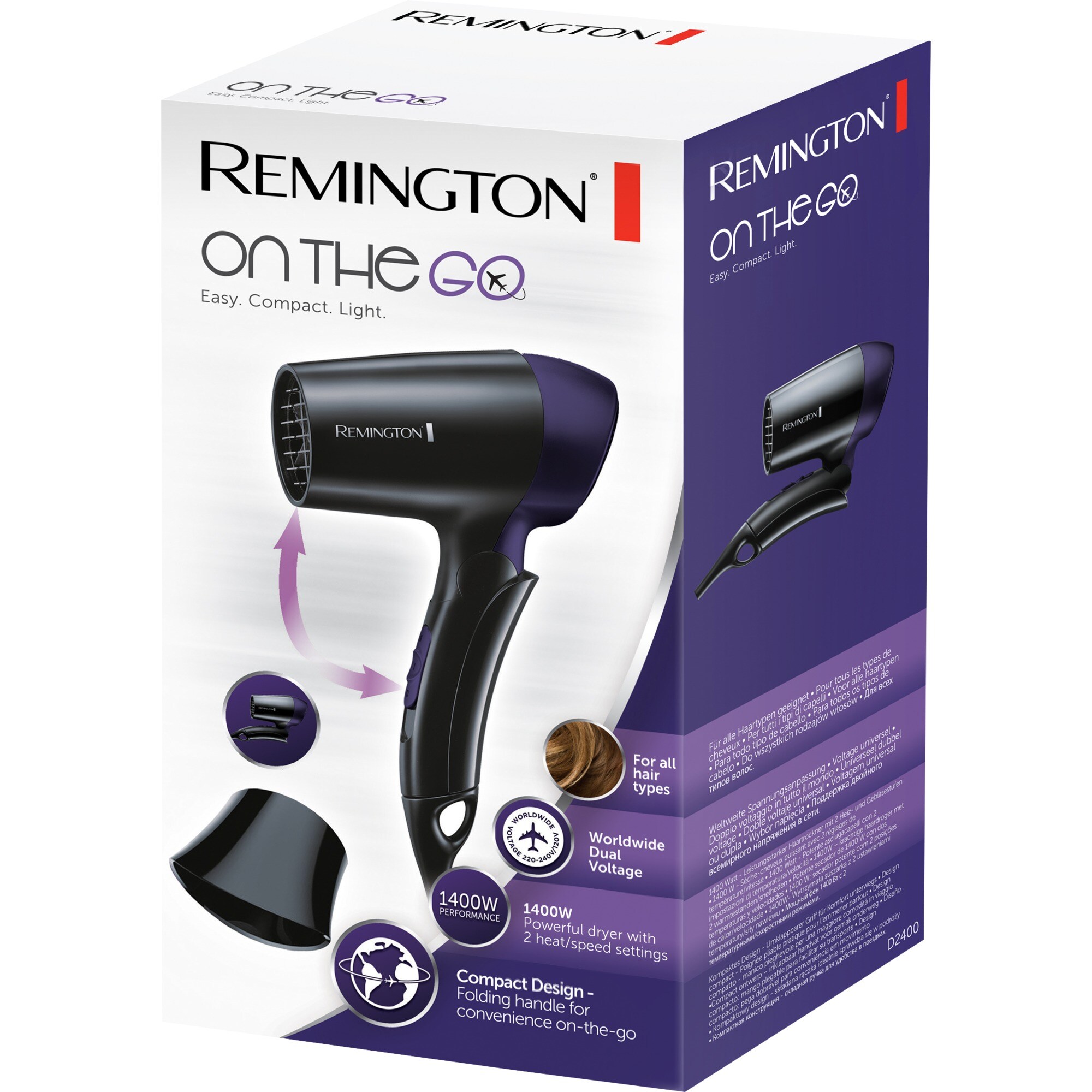 Remington Haartrockner On The Go D2400