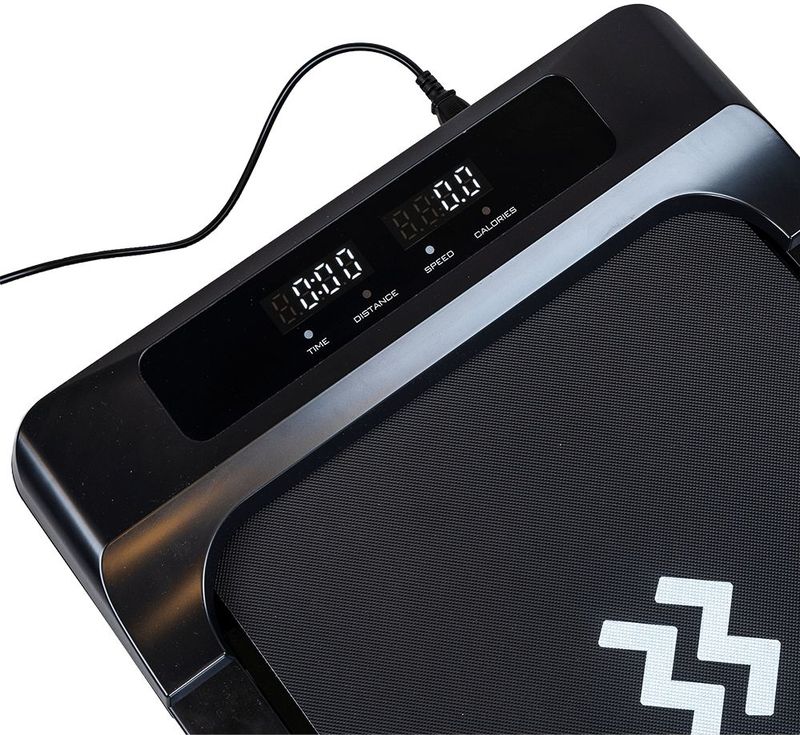 MATCHU - Walking Pad - Mini Loopband - Zwart - Houten Behuizing