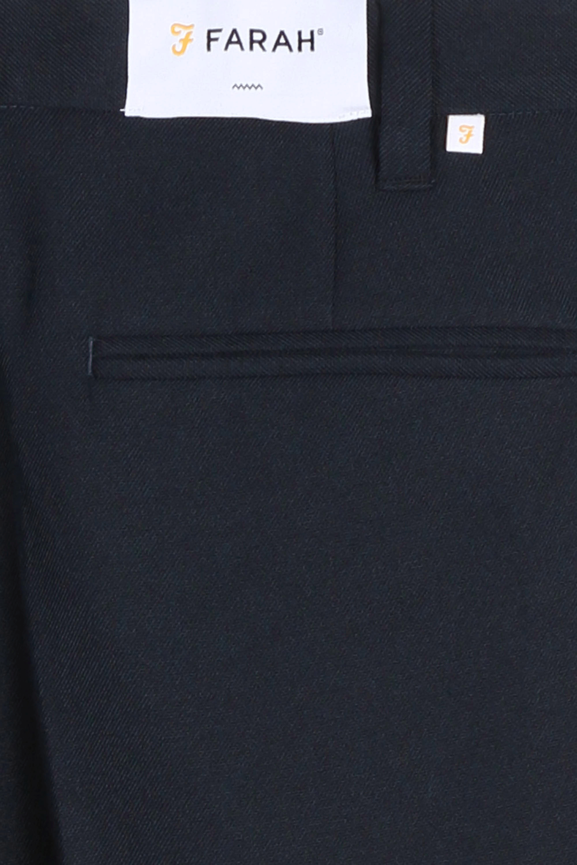 FARAH Pantalon LADBROKE HOPSACK Bleu