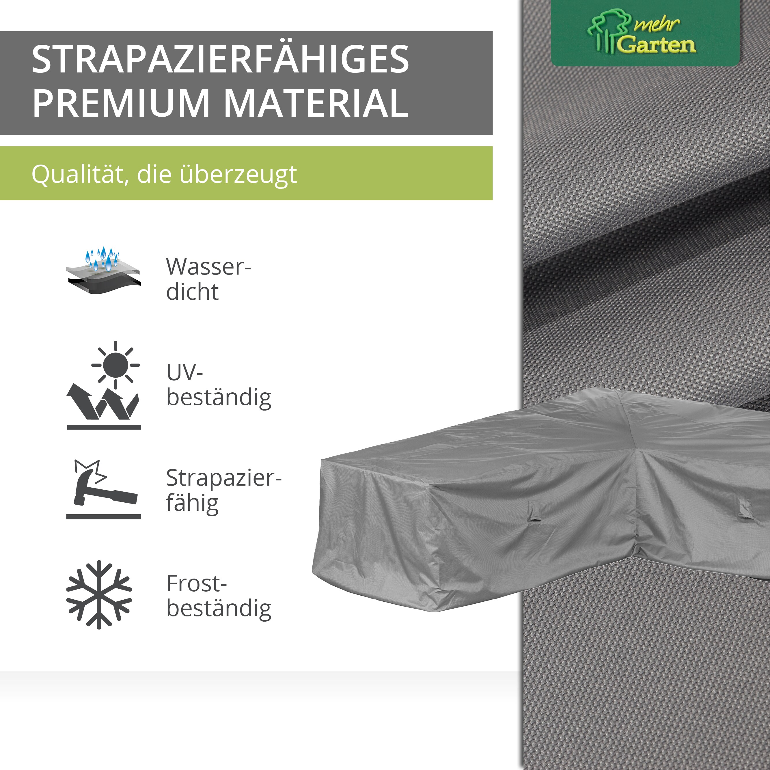Premium Schutzhülle für Loungegruppe L-Form