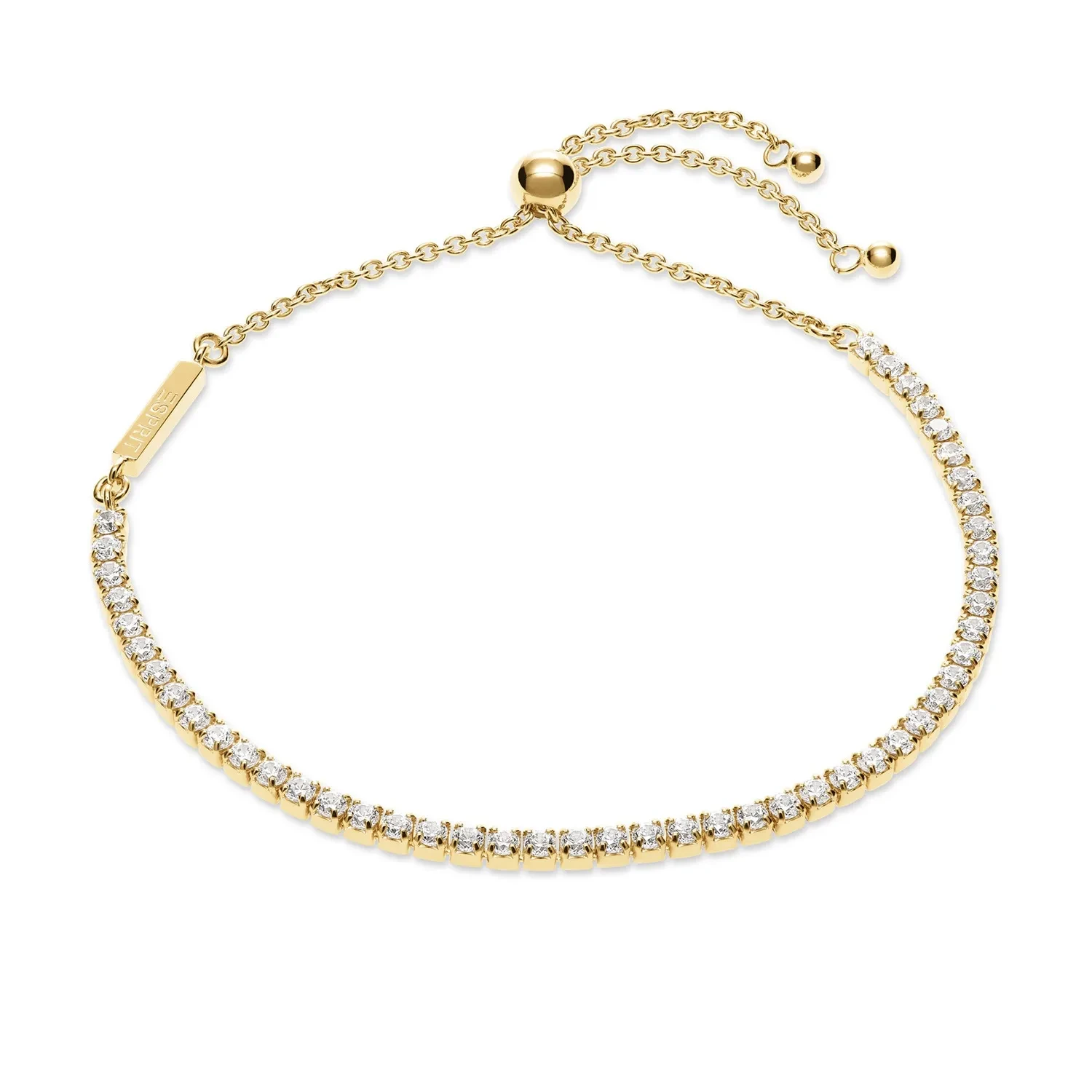 Esprit Glow Armbånd 18 kt. Forgyldt Sølv S.88675657NL