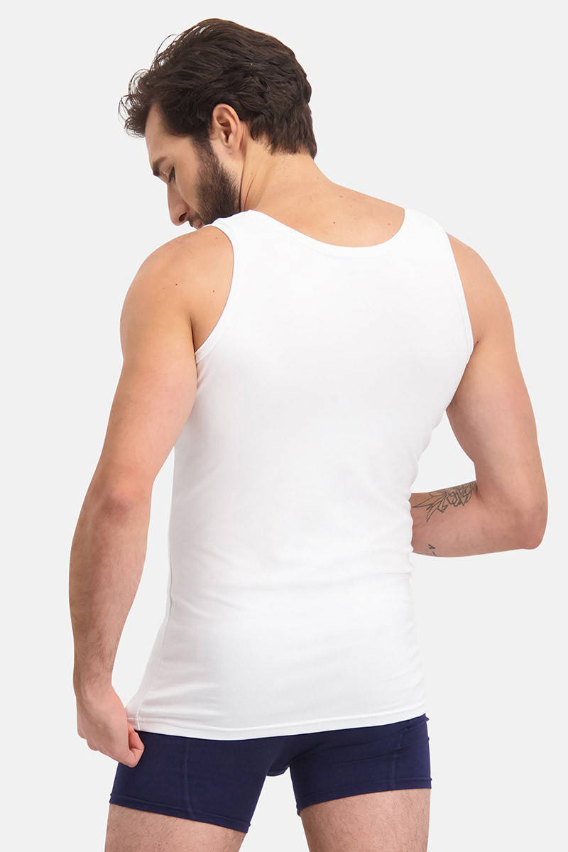 Bamboo Basics hemd Stef met bamboe (set van 2) wit