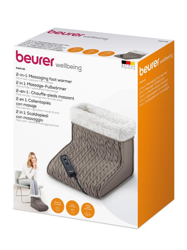 beurer Massage-Fußwärmer, bis Schuhgröße 47