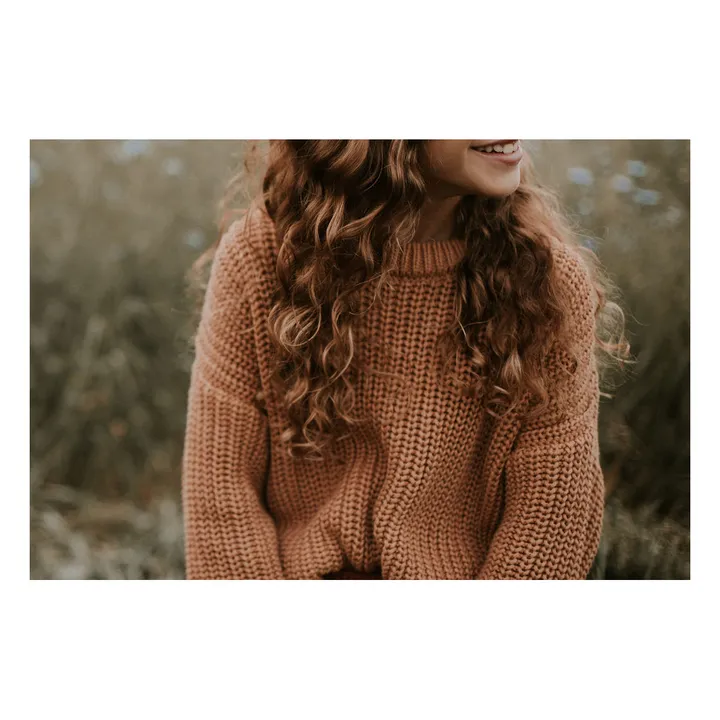 Yuki Pull Chunky Coton Bio | Vieux Rose
