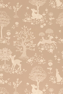 Majvillan Tapet Summer Fields, Soft Brown