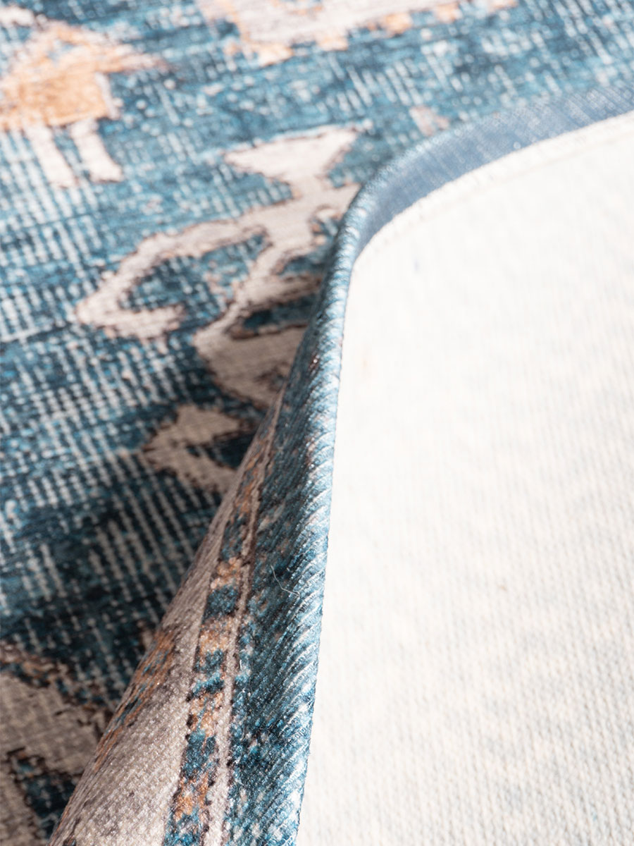Vloerkleed Laria Blue 4– Ovaal 160 x 230 cm