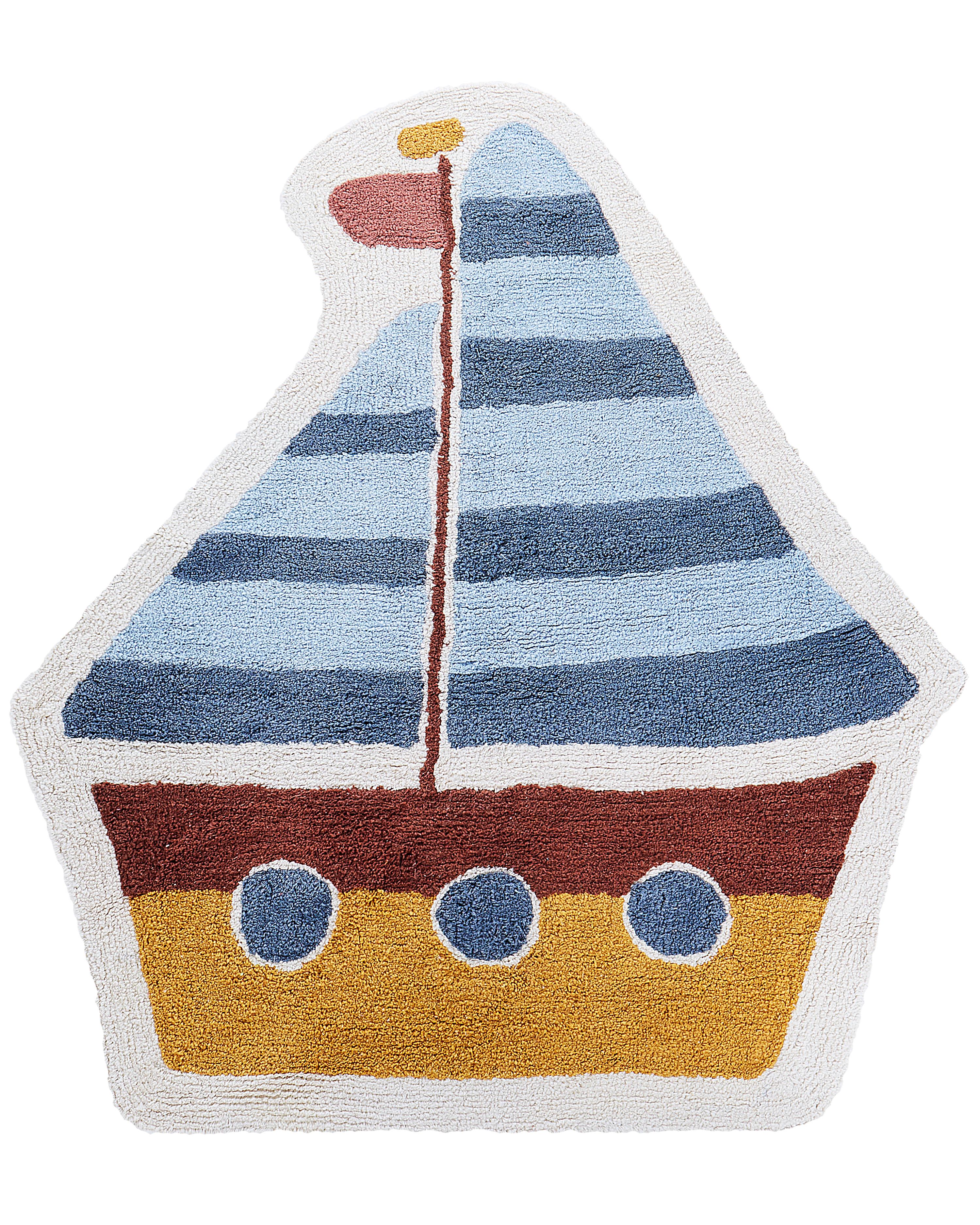 Kindervloerkleed SPETI Meerkleurig 105 x 120 cm Katoen