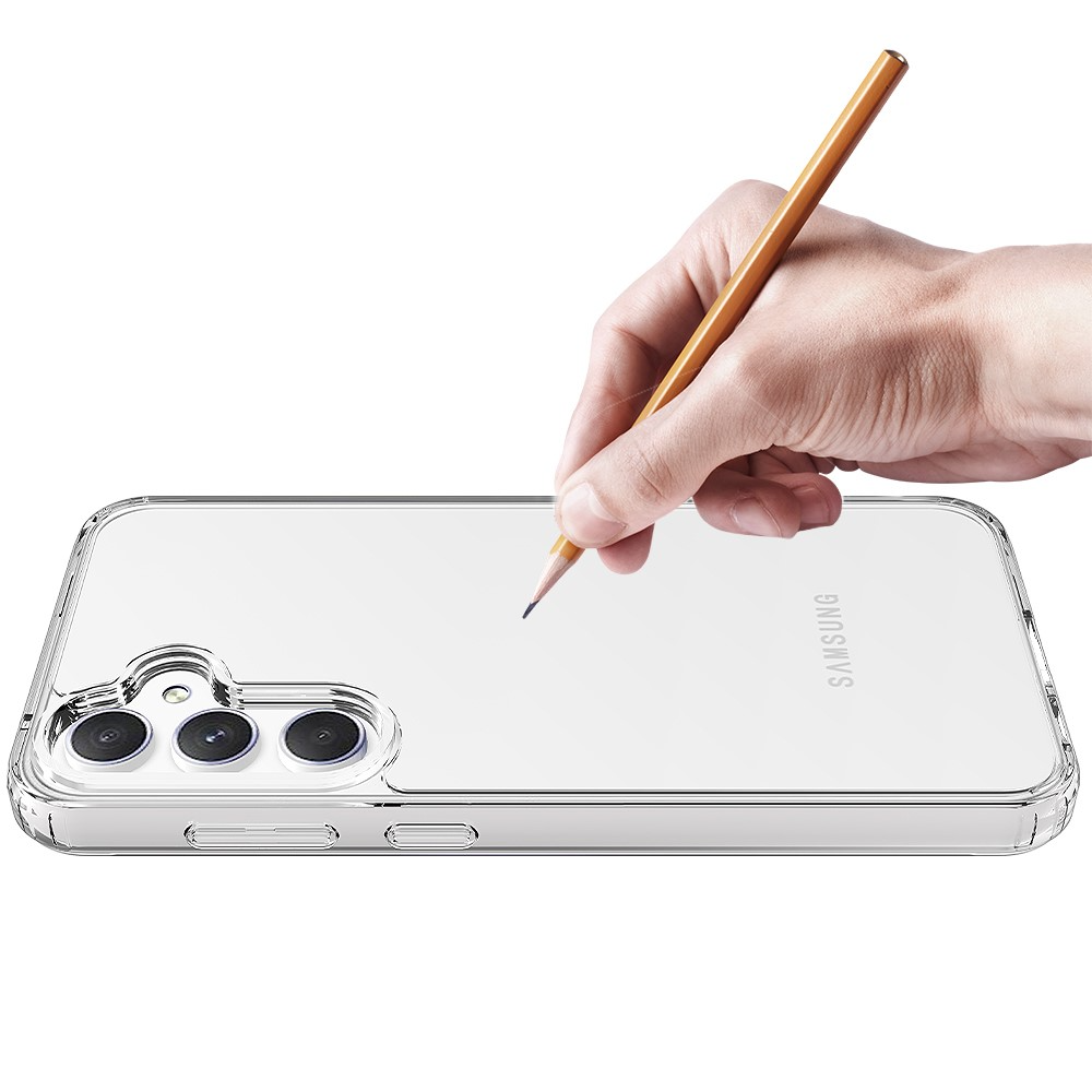 Samsung Galaxy S23 FE Hybrid Hülle TPU Bumper   Acryl Rückseite - Transparent