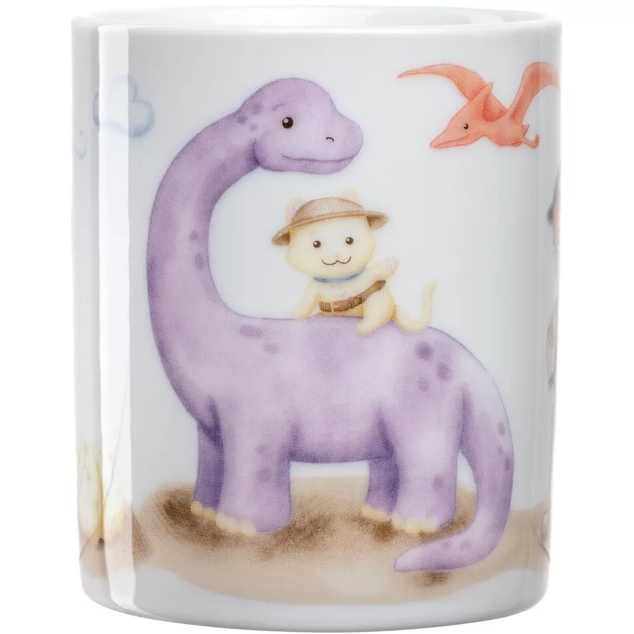 Leonardo Kindergeschirr Set mit Besteck BAMBINI AVVENTURA grün
