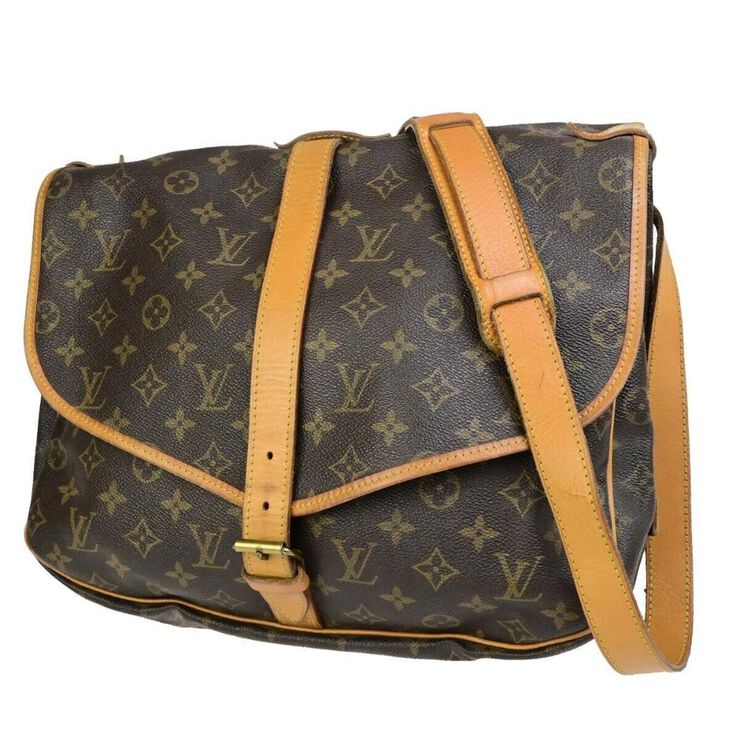 Louis Vuitton Vintage Louis Vuitton Saumur Brown