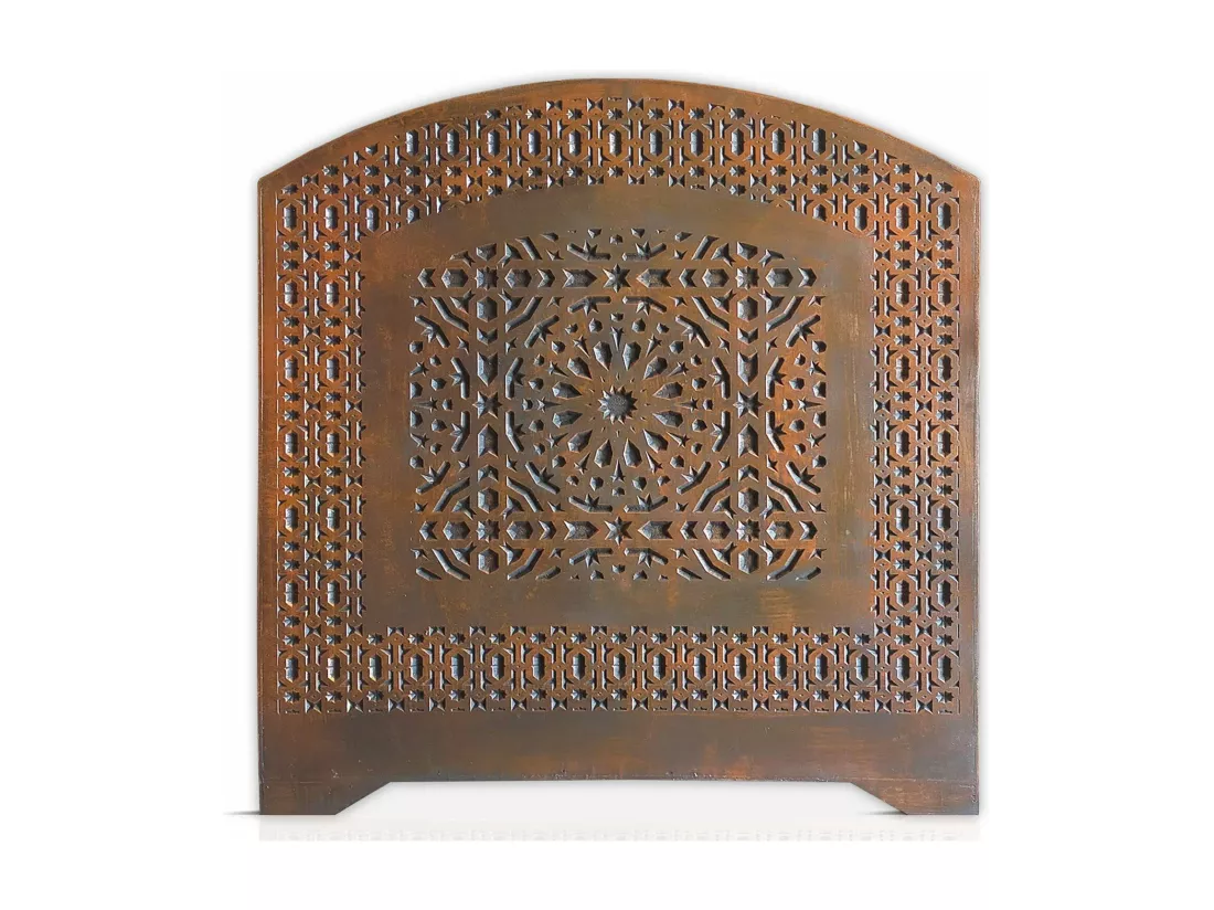 Tête de Lit Orientale en Bois 