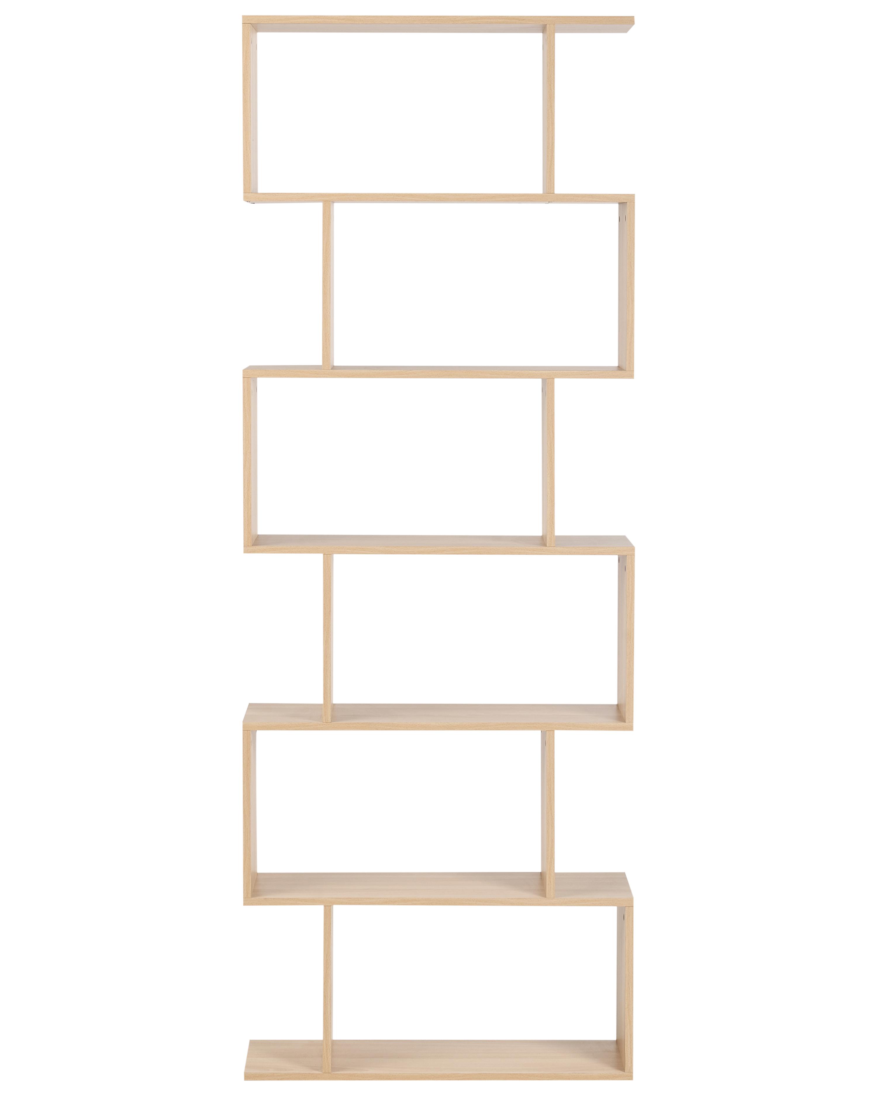 Boekenkast met 6 planken VALDOSA 190 cm Lichtbruin