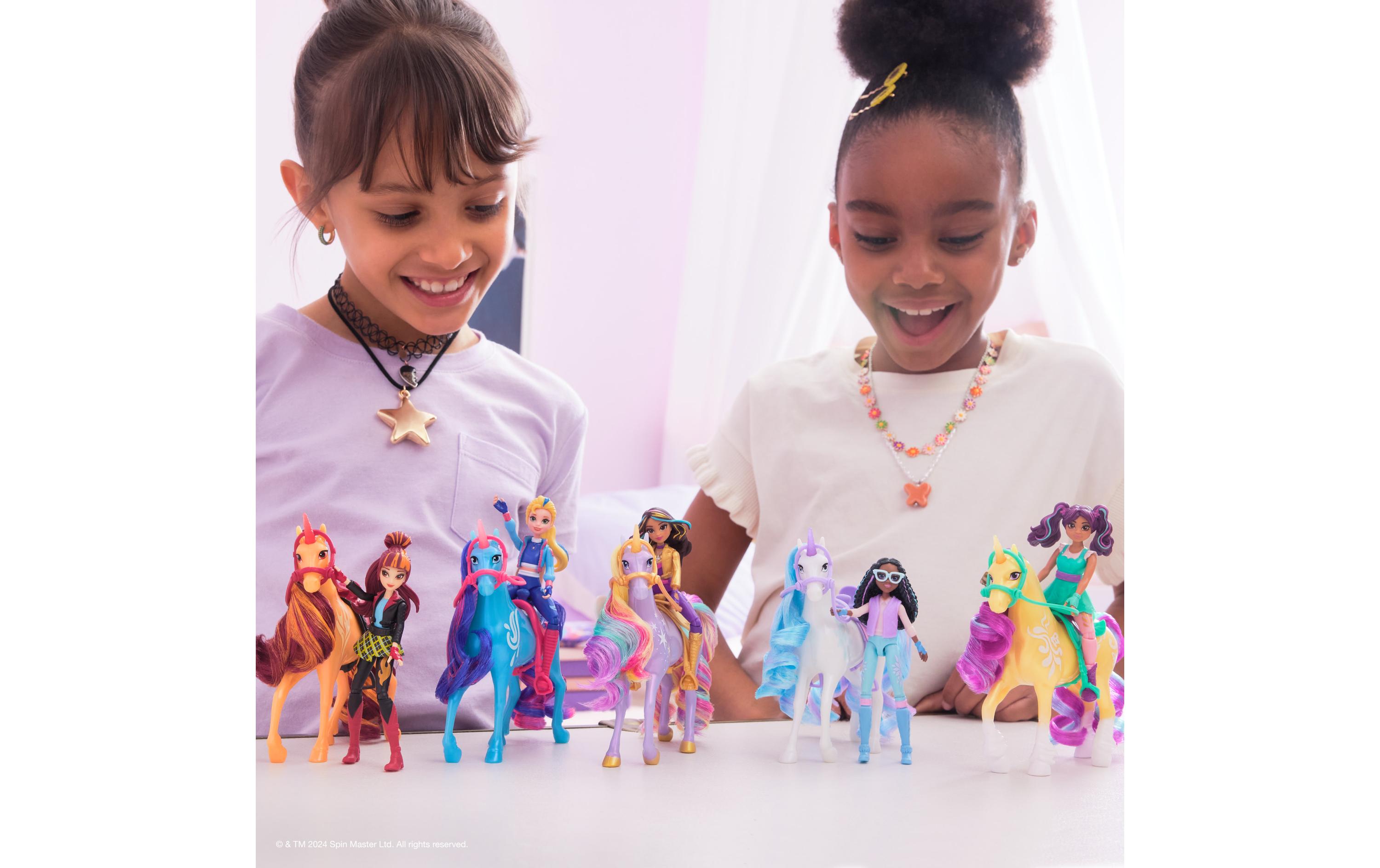 Unicorn Academy Valentina Doll & Cinder UnicornPuppe Valentina und Einhorn Cinder für Kinder