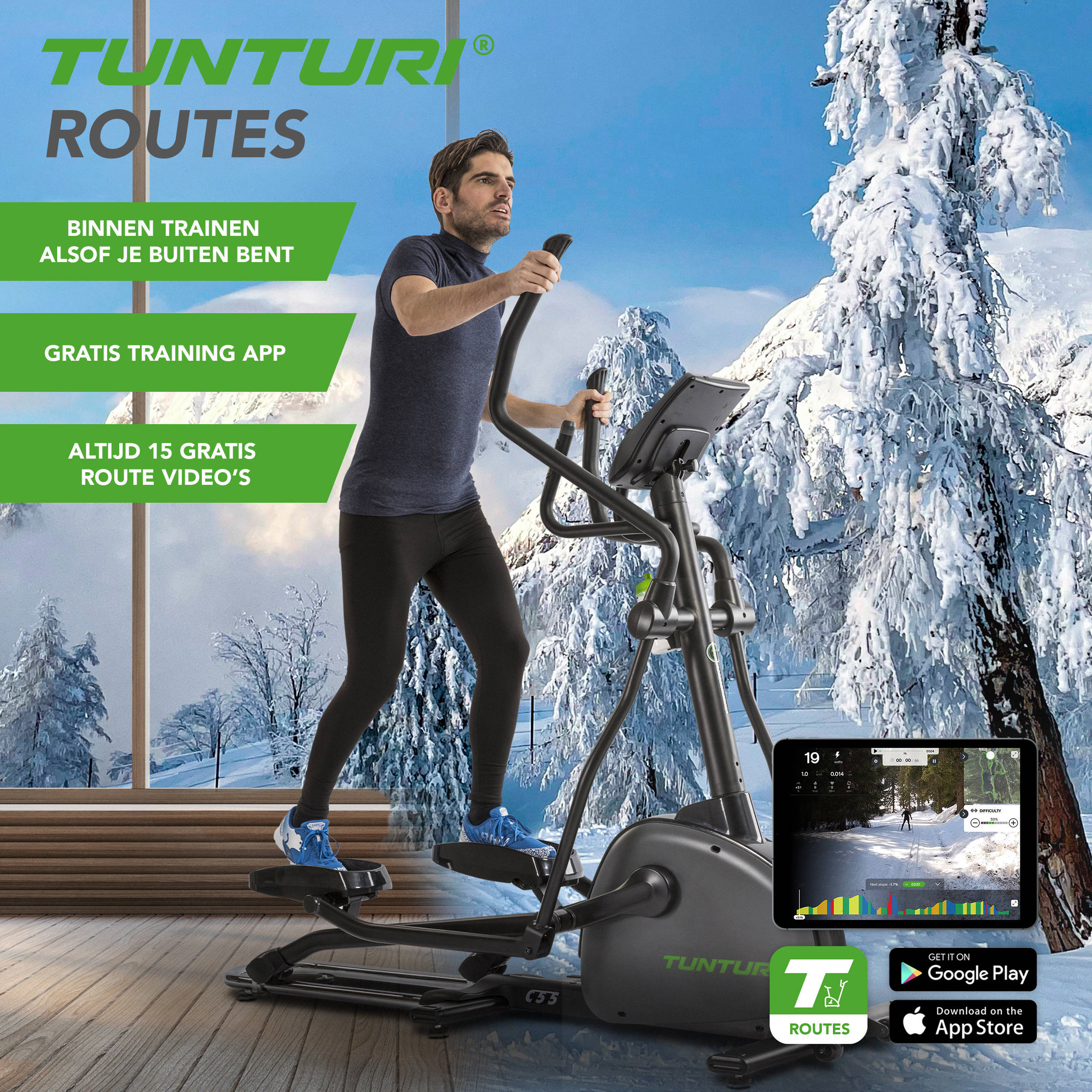 Tunturi crosstrainer Performance C55