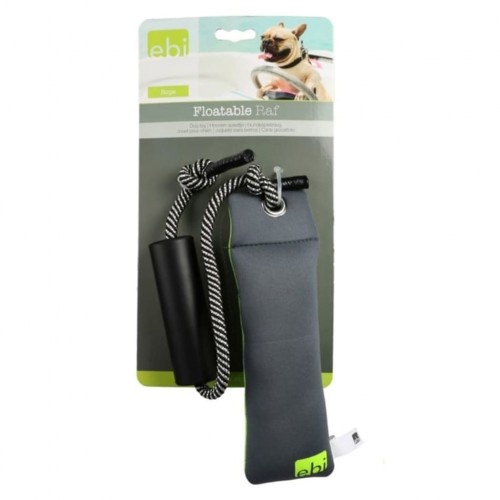 Brinquedo de corda para cães, cinza