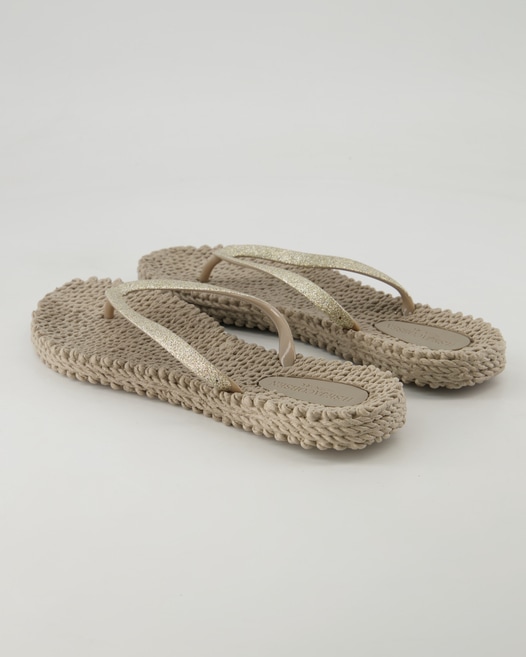 Ilse Jacobsen Cheerful 01 Zehentrenner in Beige