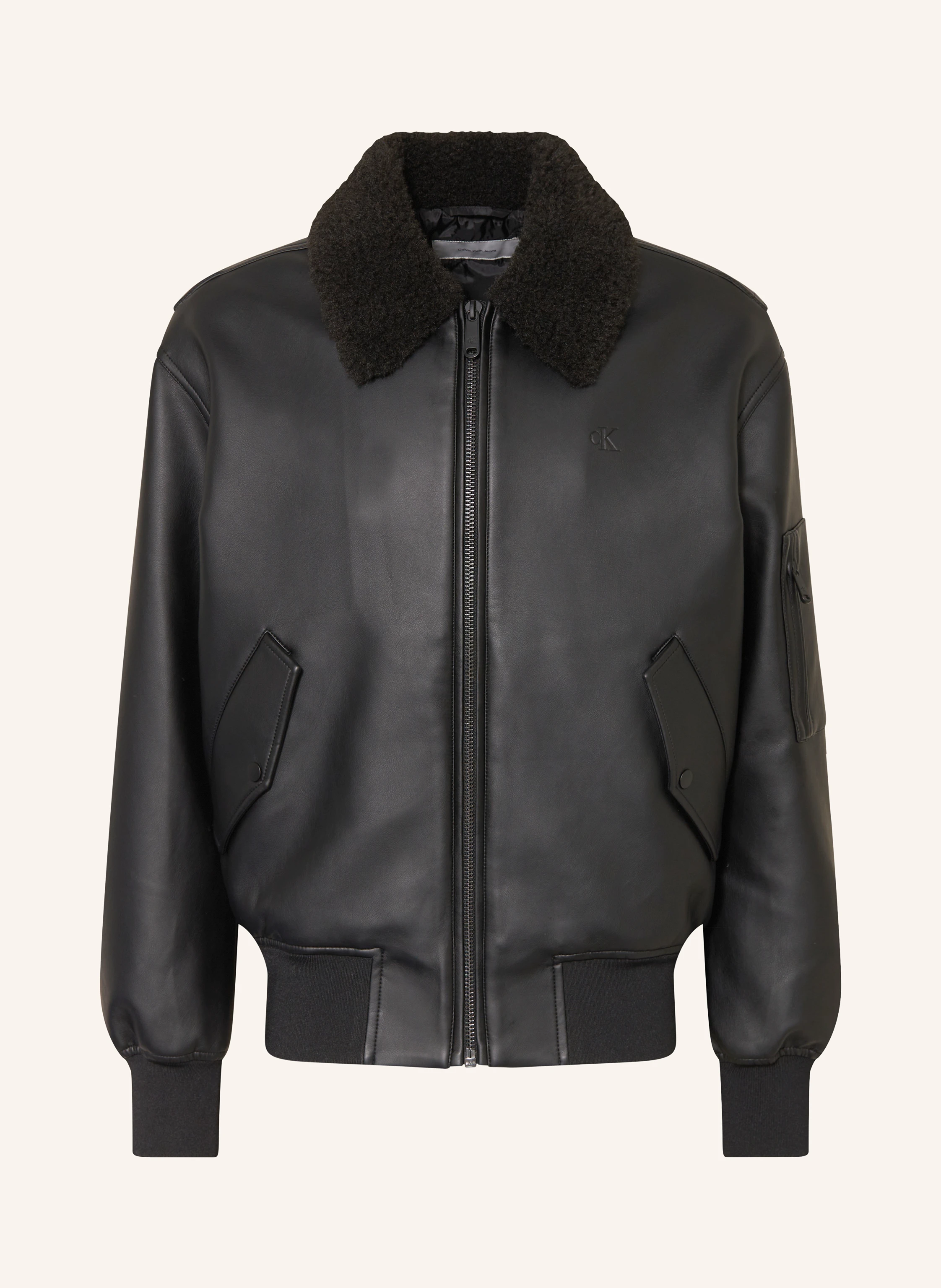 Calvin Klein Jeans Blouson in Lederoptik