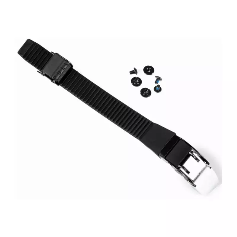 Boucle de serrage roller en ligne POWERSLIDE Classic Buckle, 20cm incl. Hardware, silver LEFT